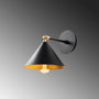 Opviq Berceste - 185BLACK-A Lámpara de pared negra